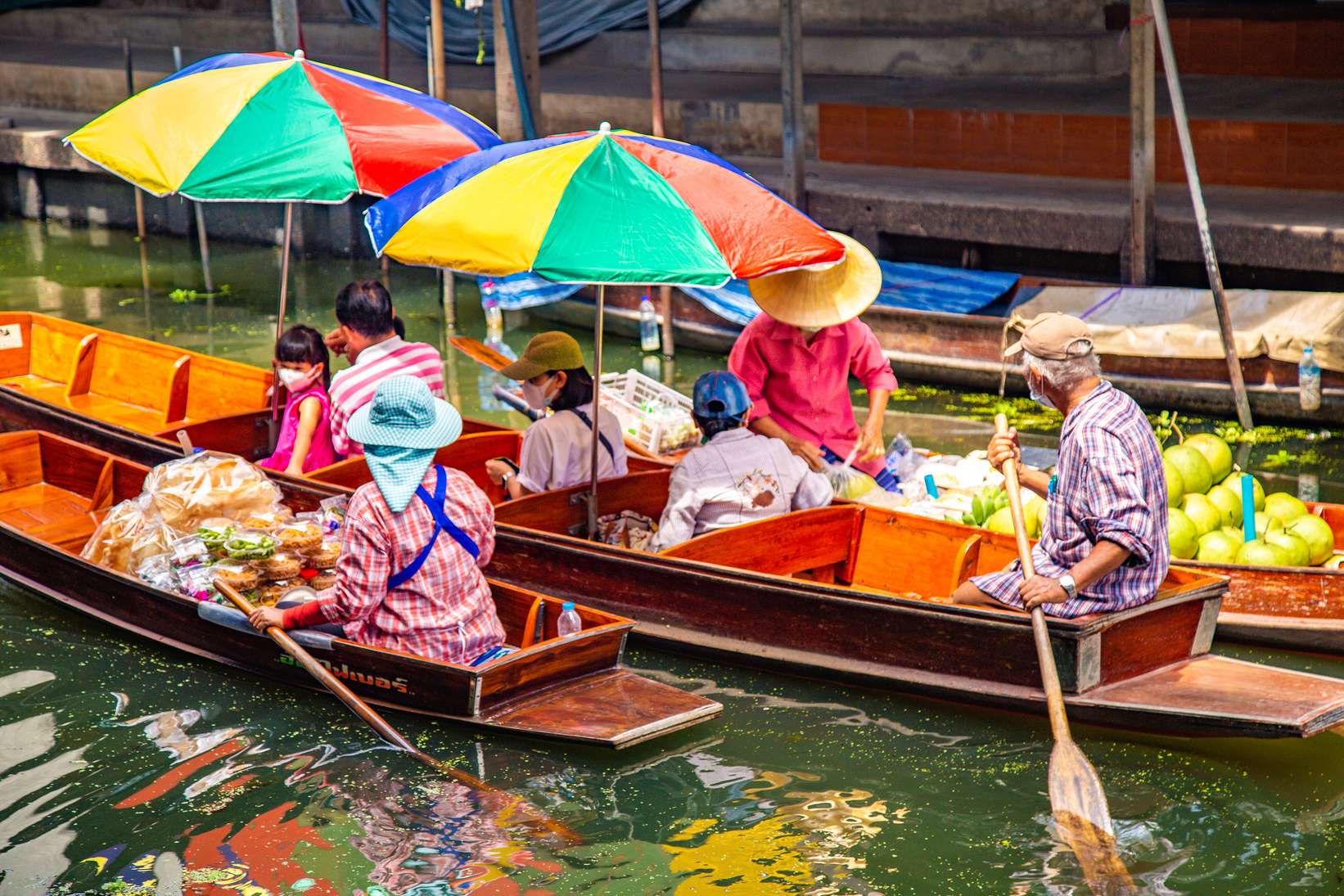 Floating Market in Ratchaburi, Thailand